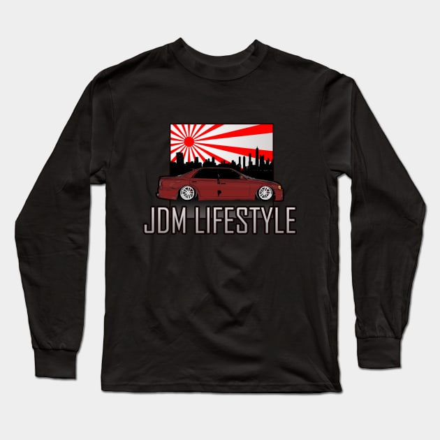 Toyots Chaser Long Sleeve T-Shirt by JDMzone